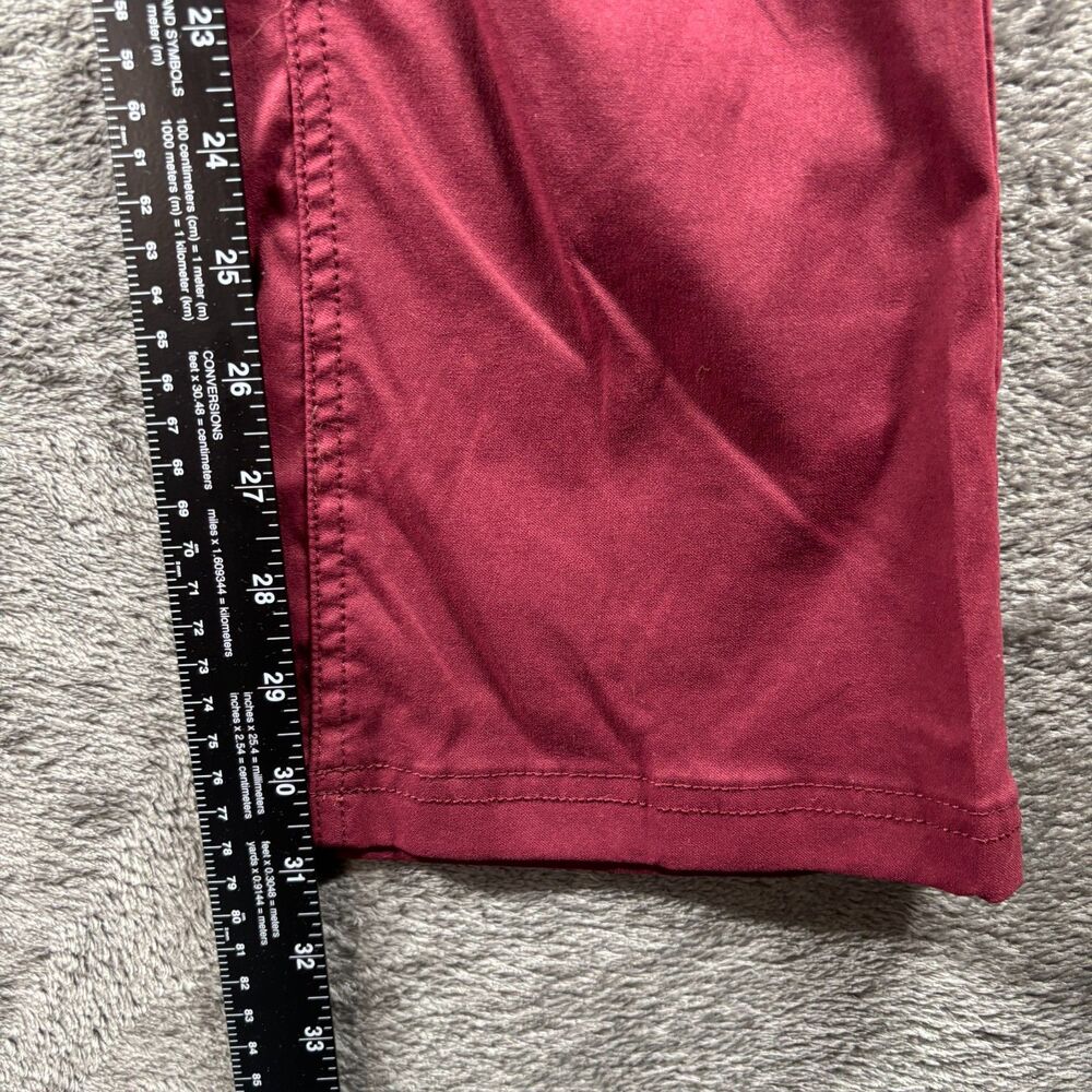 prAna Women Pants Hella Hiking Roll Up Outdoor Gorpcore Burgundy Size 6 P138 - Picture 8 of 11